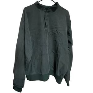 Zero Restriction 1/4 Snap Golf Windbreaker Shirt Mens XL Green Shirt Pullover